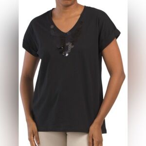 DONNA KARAN
Sequin Tee